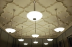 Stuckdecke Zivilgerichtssaal heute